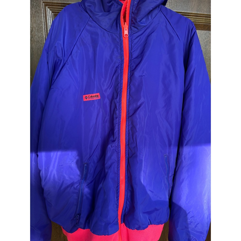 VTG 90s Columbia Reversible Thinsulate Insulated Ski Full Zip Coat Jacket XL - Picture 4 of 8